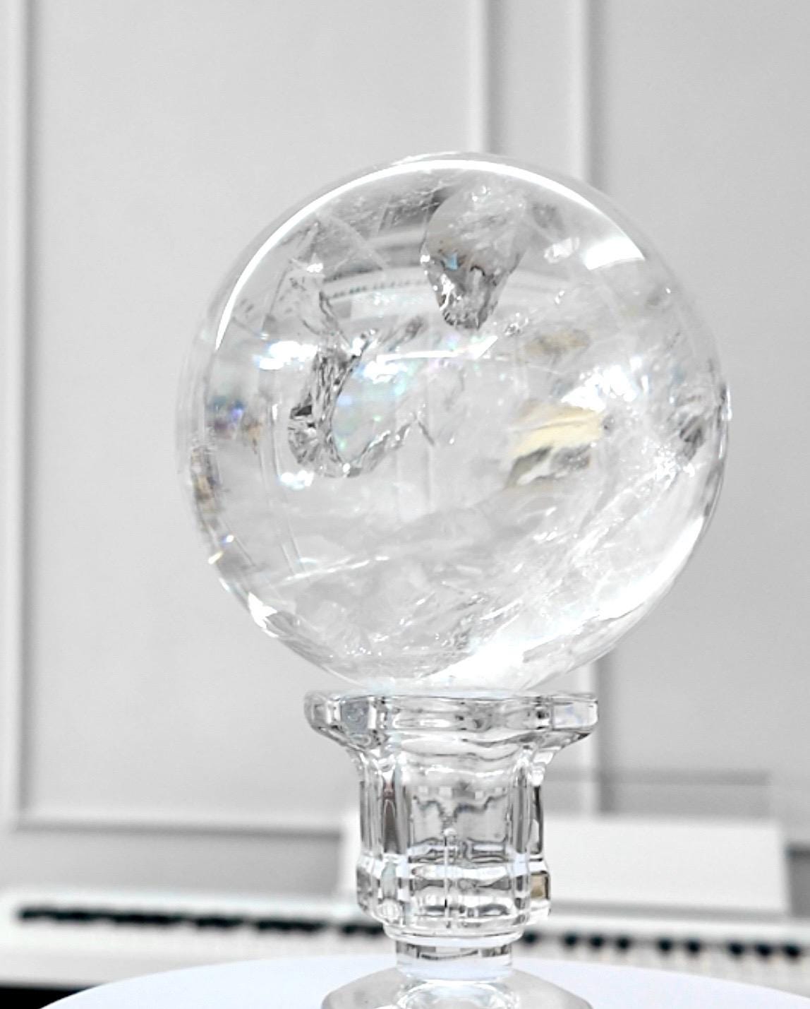 Brazilian Clear Quartz Sphere: Master Healer Crystal (1.26kg)