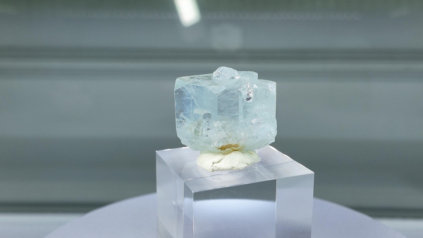 Aquamarine Crystals with Muscovite from Shigar Valley Pakistan