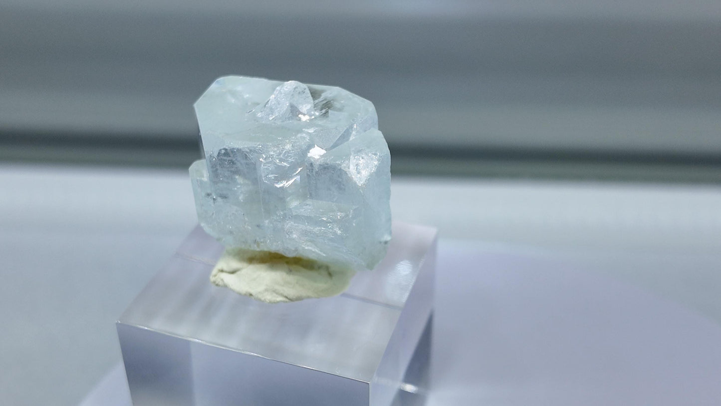 Aquamarine Crystals with Muscovite from Shigar Valley Pakistan