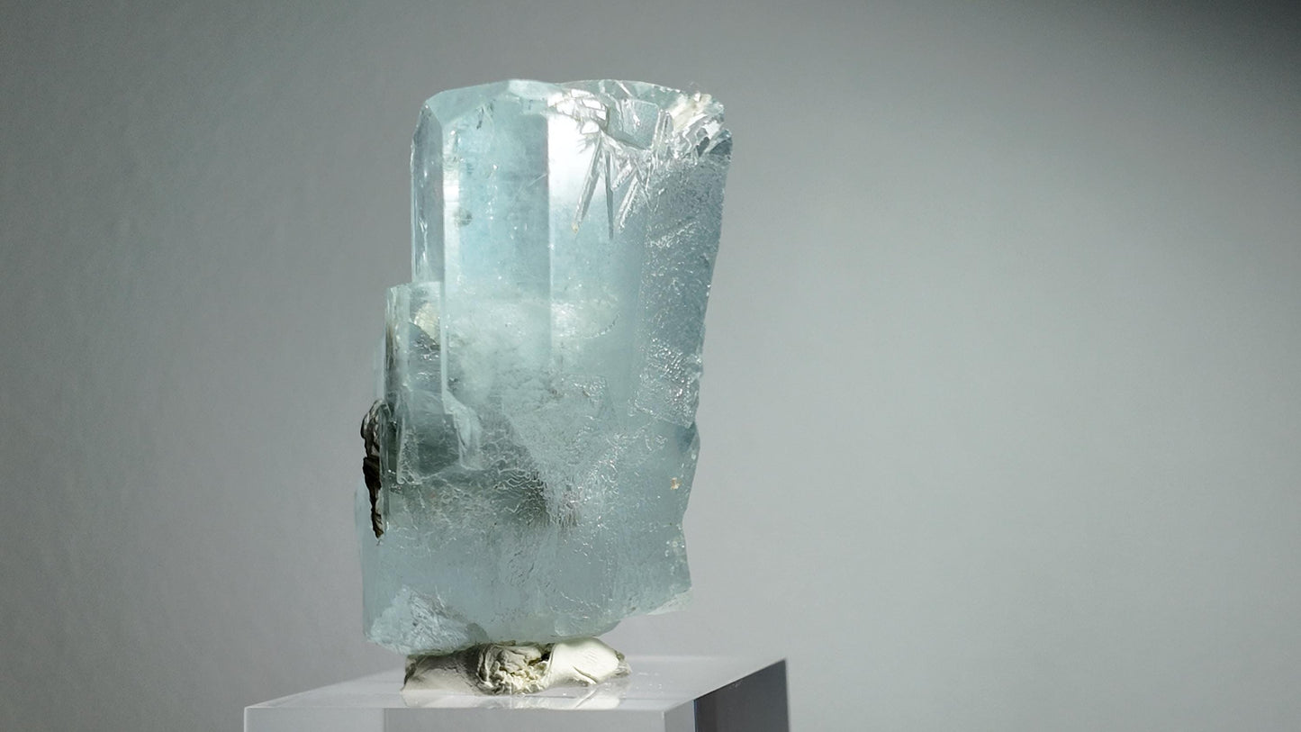 Aquamarine Crystals with Muscovite from Shigar Valley Pakistan