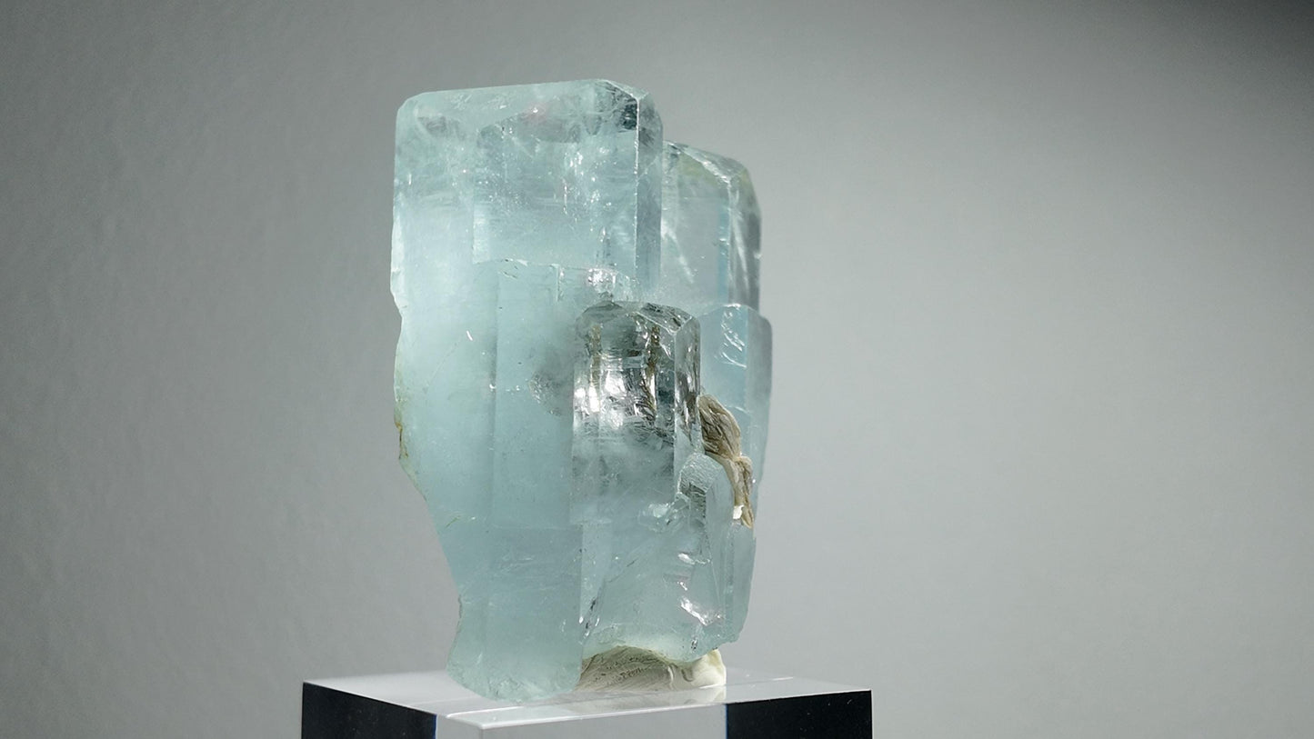Aquamarine Crystals with Muscovite from Shigar Valley Pakistan