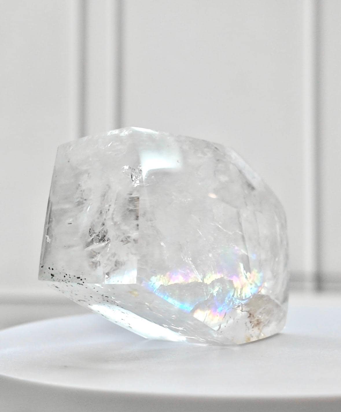 Brazilian Clear Quartz: Rainbow Healing Crystal Decor (0.24kg)