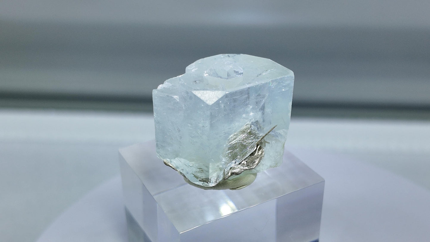 Aquamarine Crystals with Muscovite from Shigar Valley Pakistan