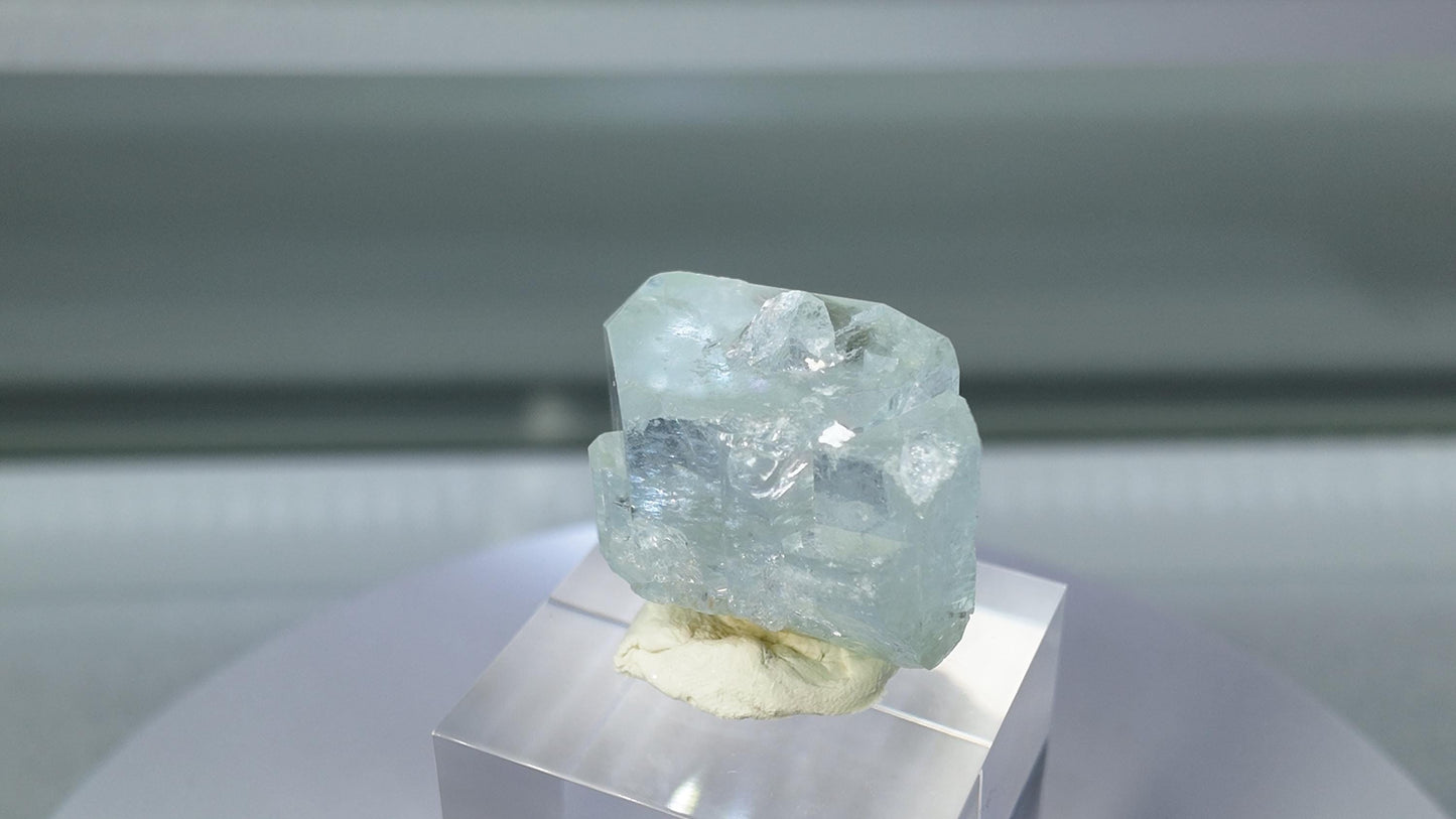 Aquamarine Crystals with Muscovite from Shigar Valley Pakistan
