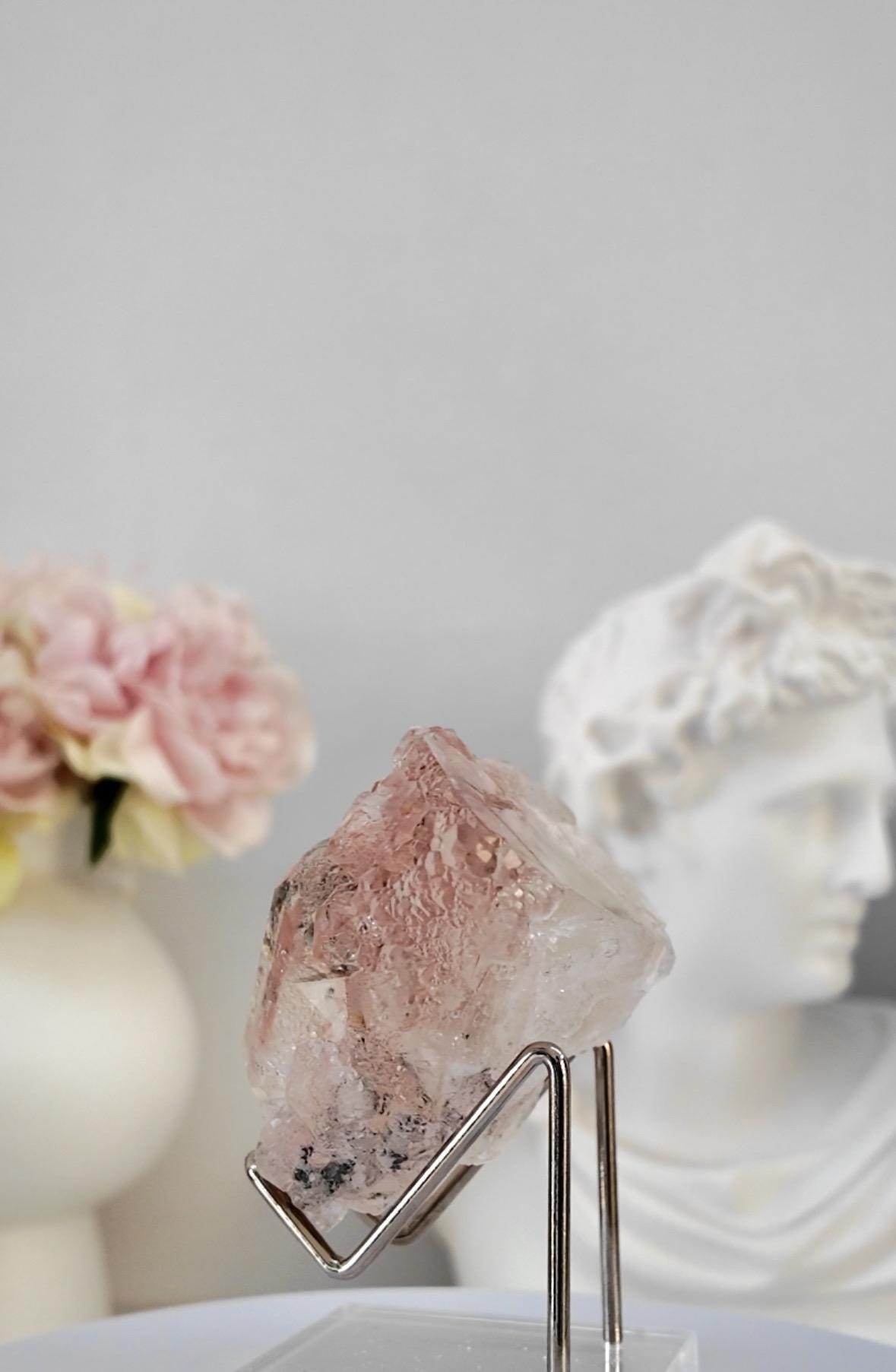 Bi-Colour Fluorite with Muscovite from Pakistan