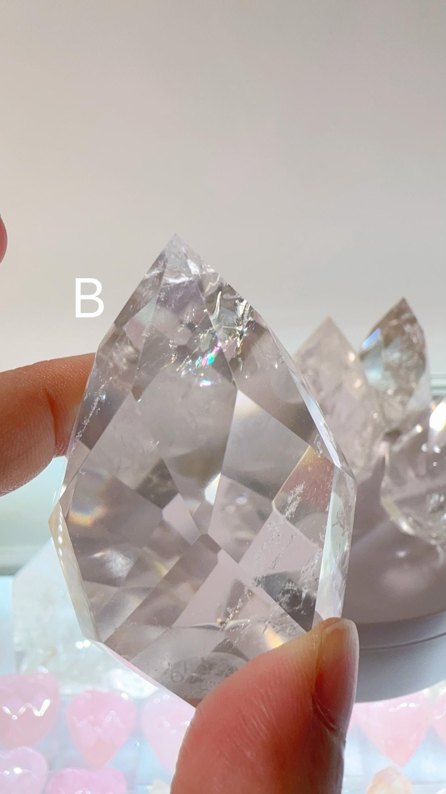 Clear Quartz Diamond Form