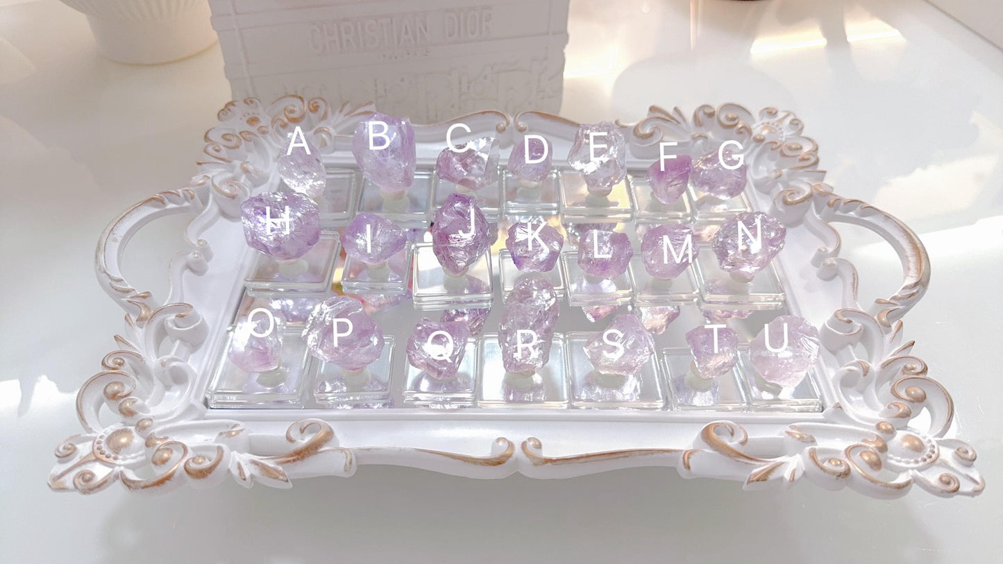 Translucent Rose de France Amethyst: Lavender Crystal