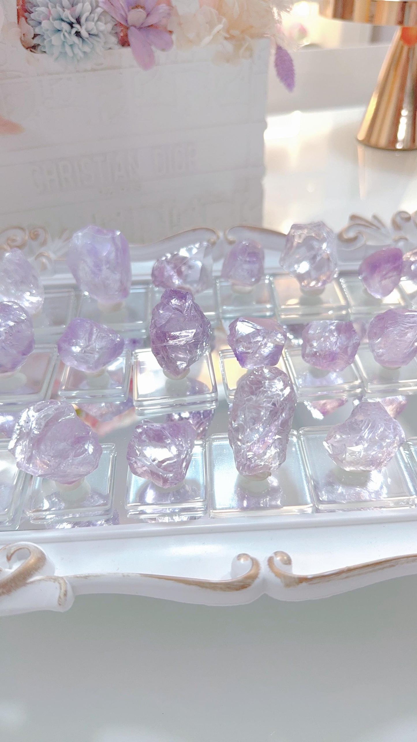 Translucent Rose de France Amethyst: Lavender Crystal