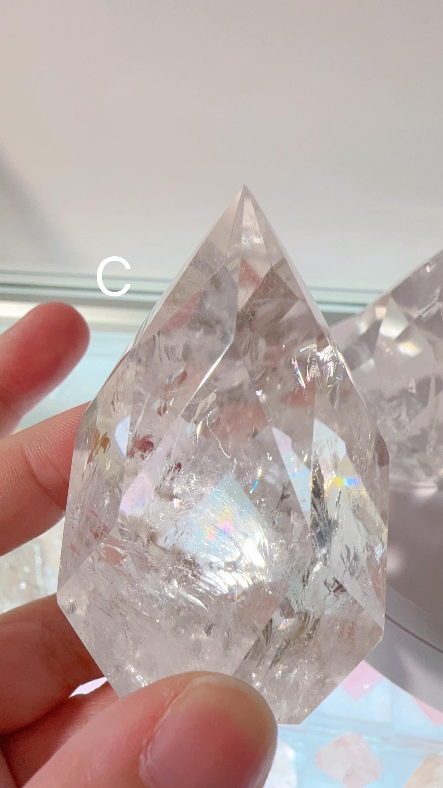 Clear Quartz Diamond Form