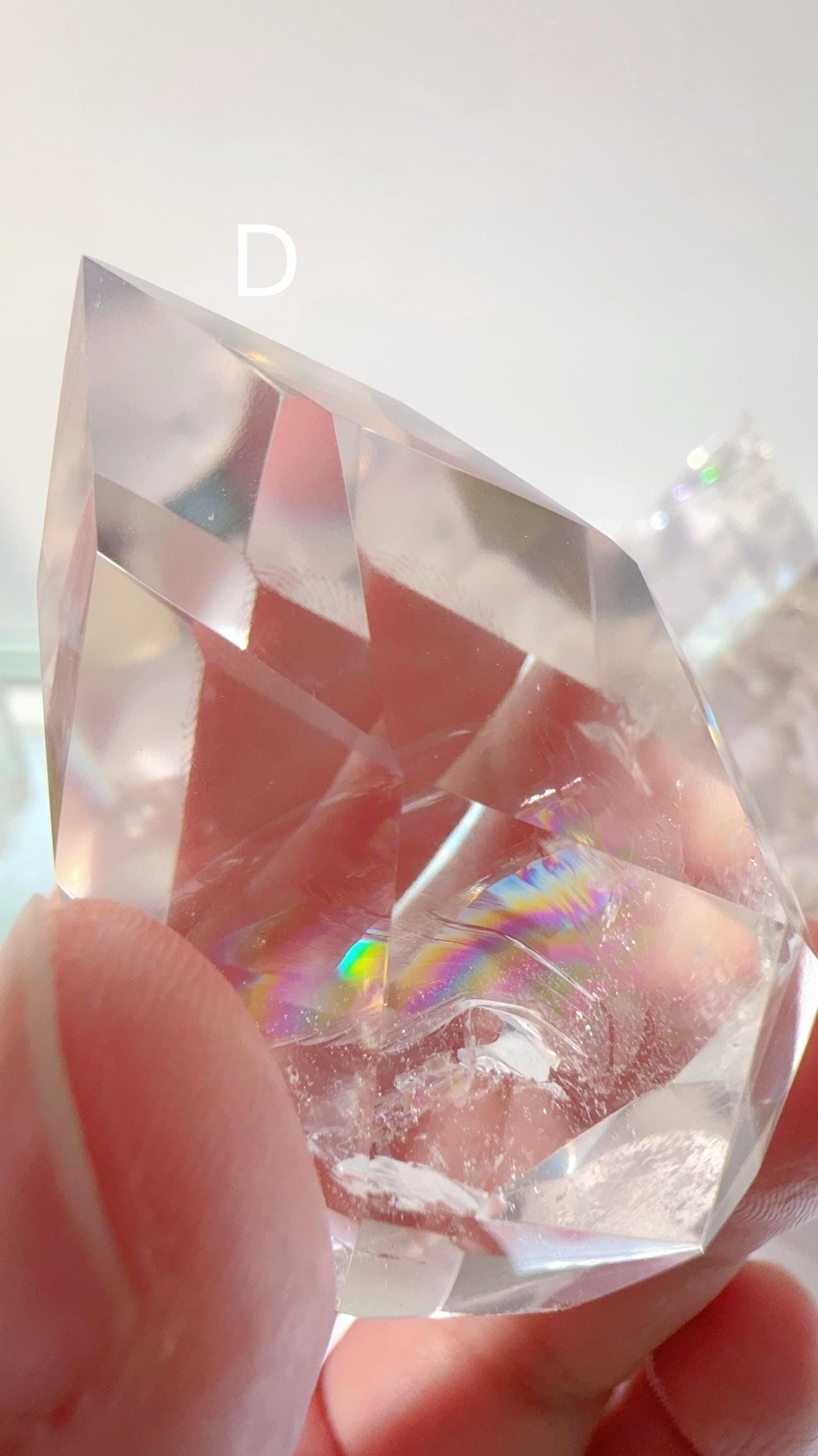 Clear Quartz Diamond Form