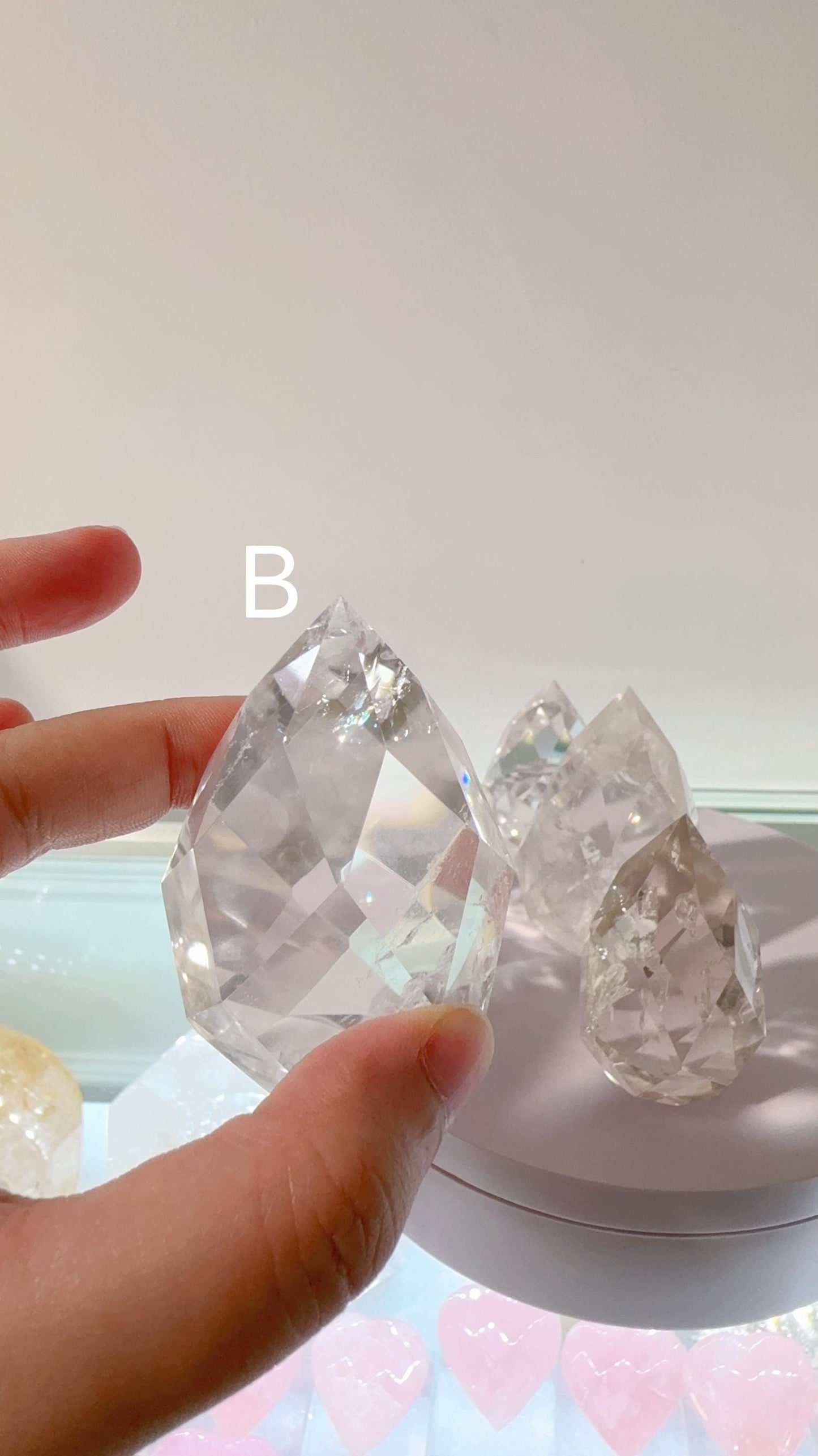 Clear Quartz Diamond Form