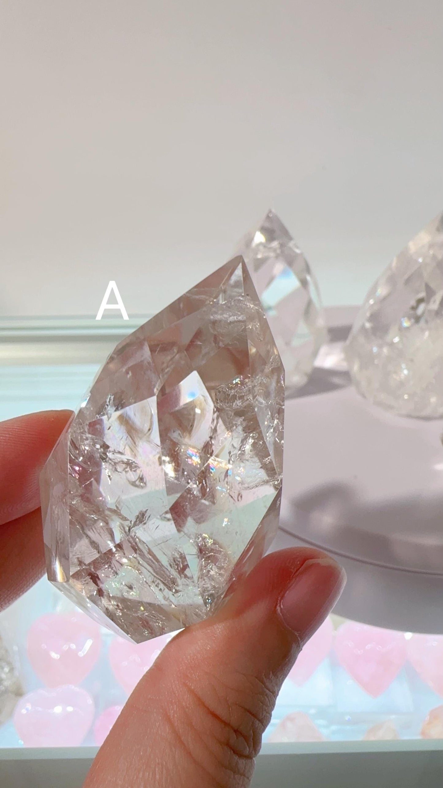 Clear Quartz Diamond Form