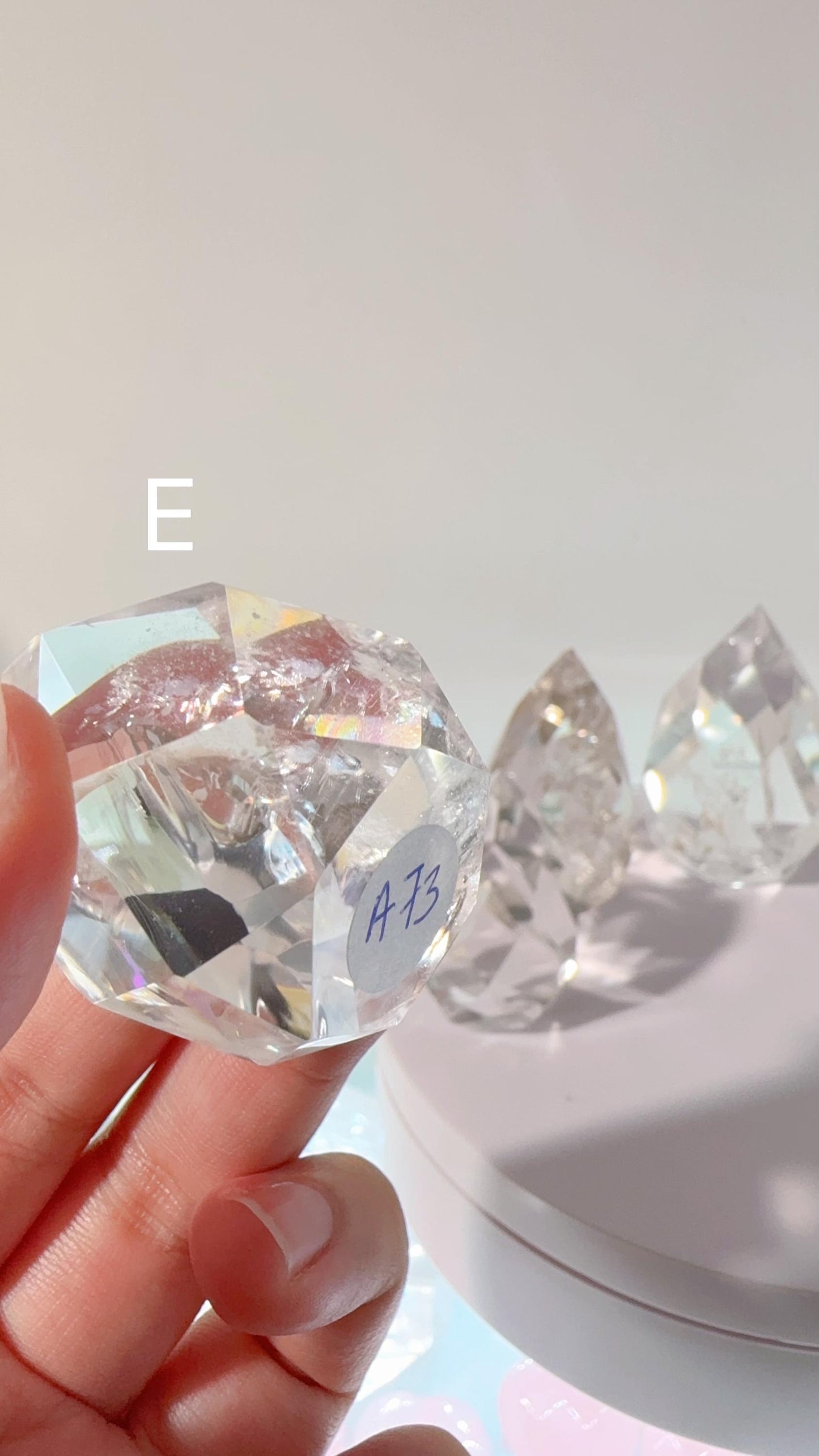 Clear Quartz Diamond Form