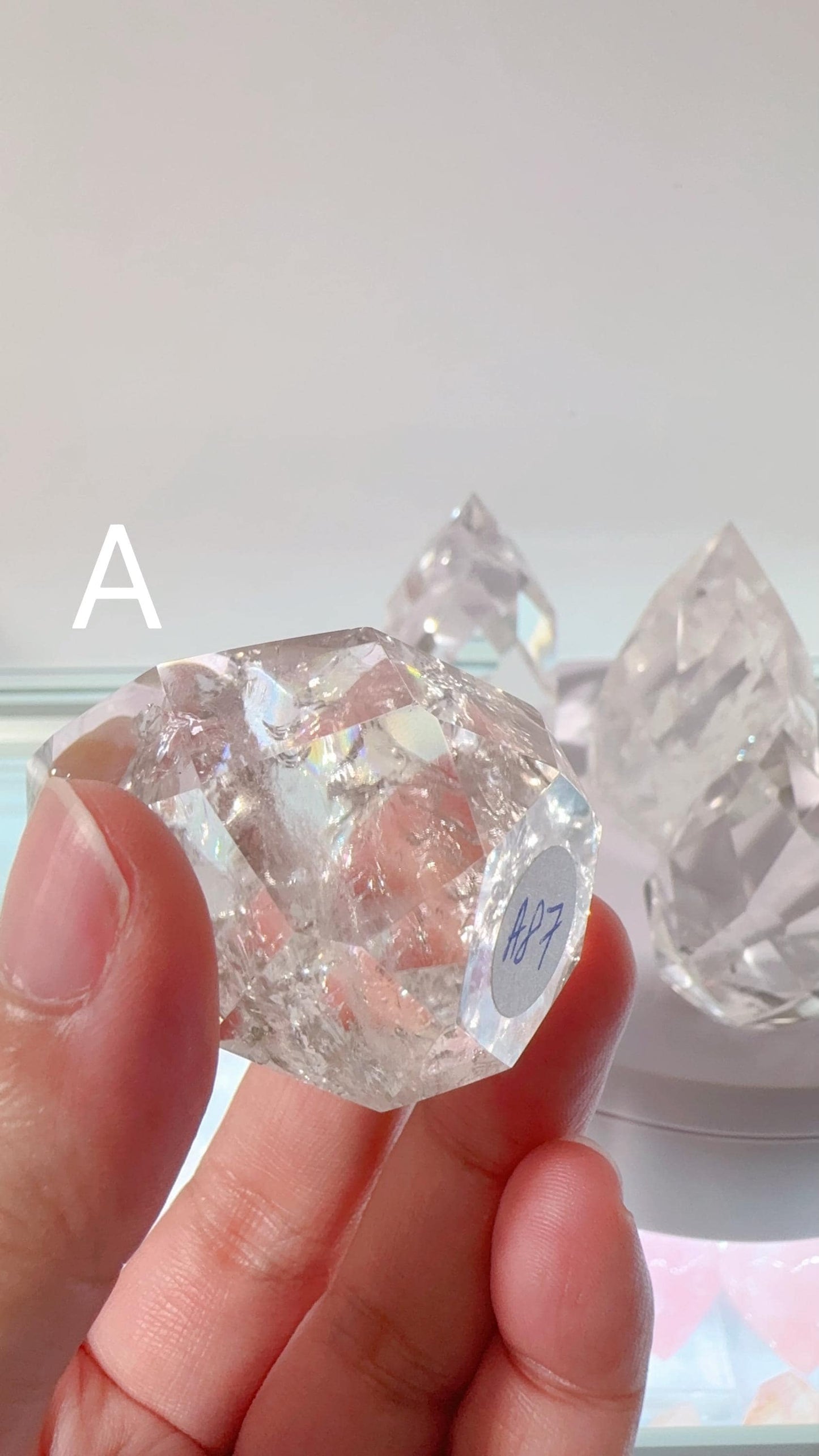 Clear Quartz Diamond Form