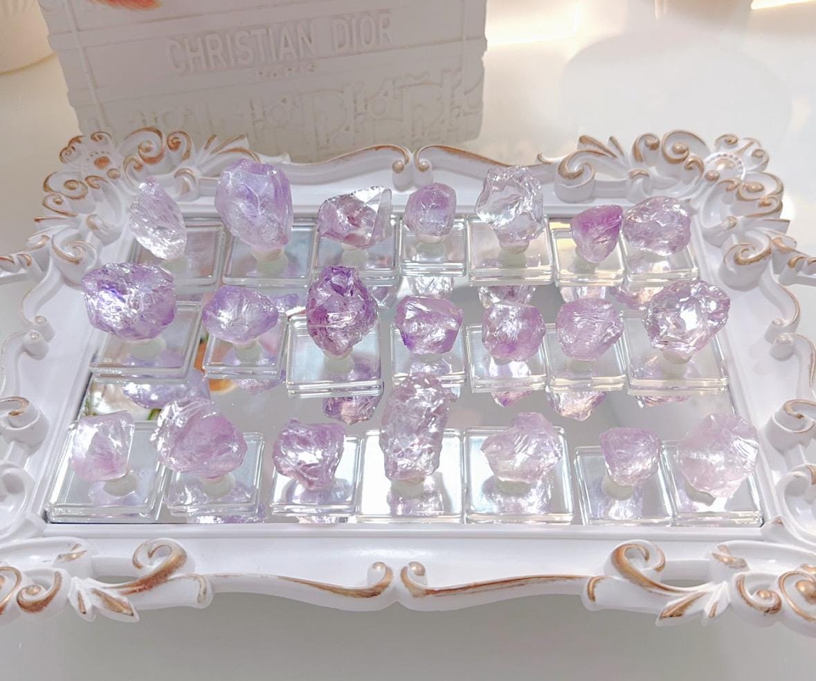 Translucent Rose de France Amethyst: Lavender Crystal