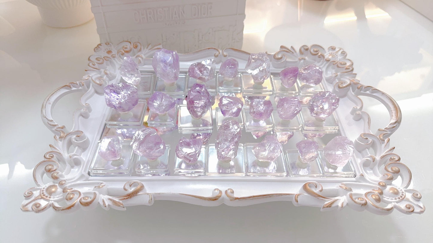 Translucent Rose de France Amethyst: Lavender Crystal