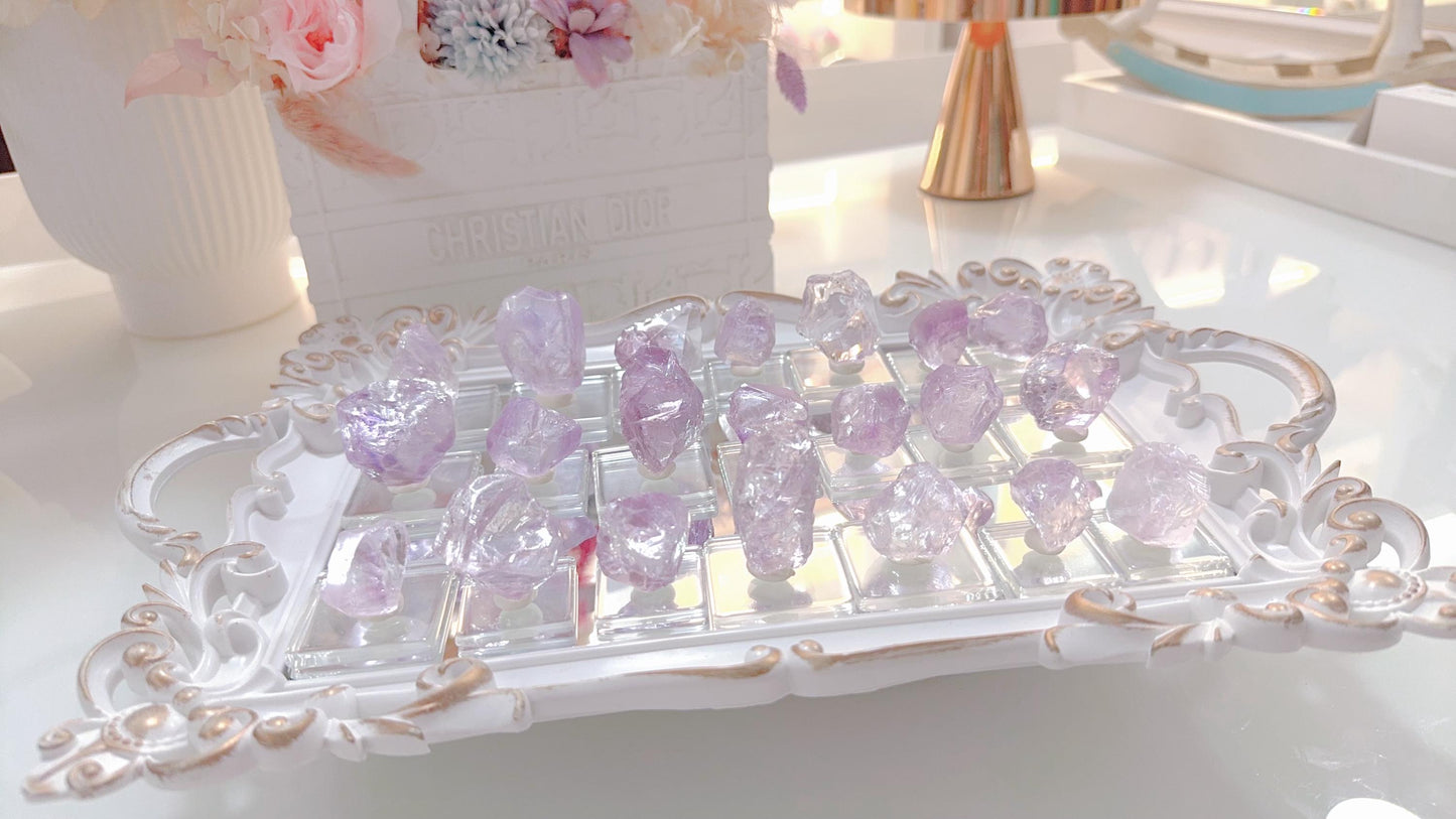 Translucent Rose de France Amethyst: Lavender Crystal