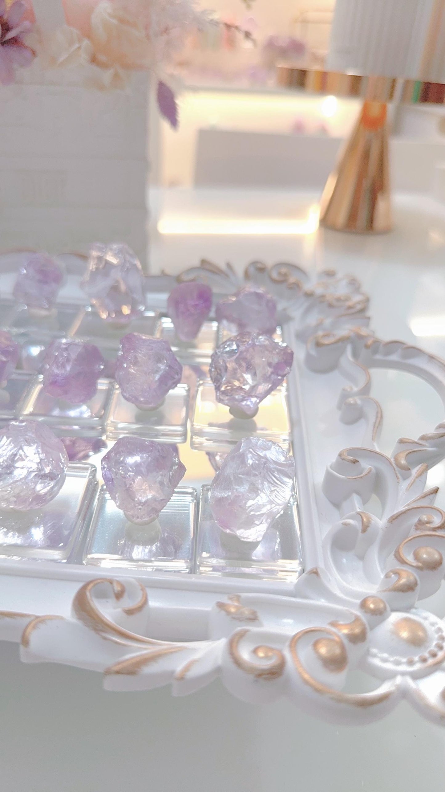 Translucent Rose de France Amethyst: Lavender Crystal
