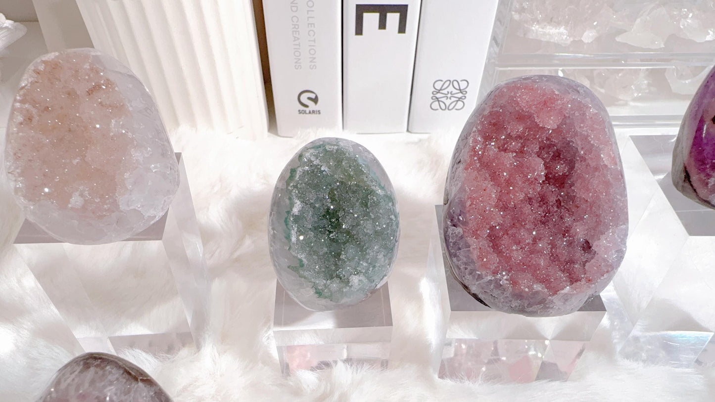 Sugar Amethyst Geodes