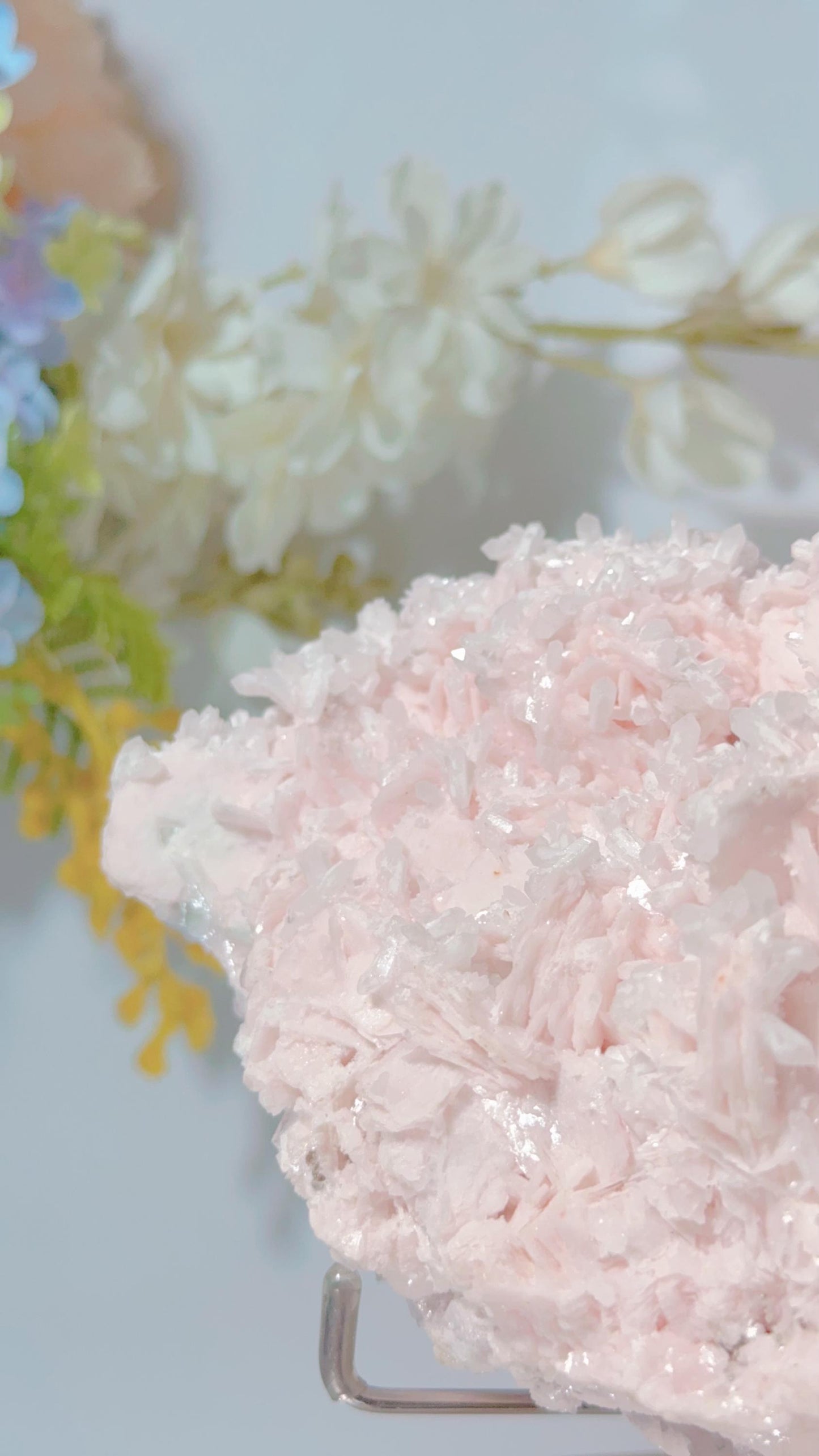 Rare- Collector piece ,Pink Manganese Calcite Yaogangxian, Hubei, China