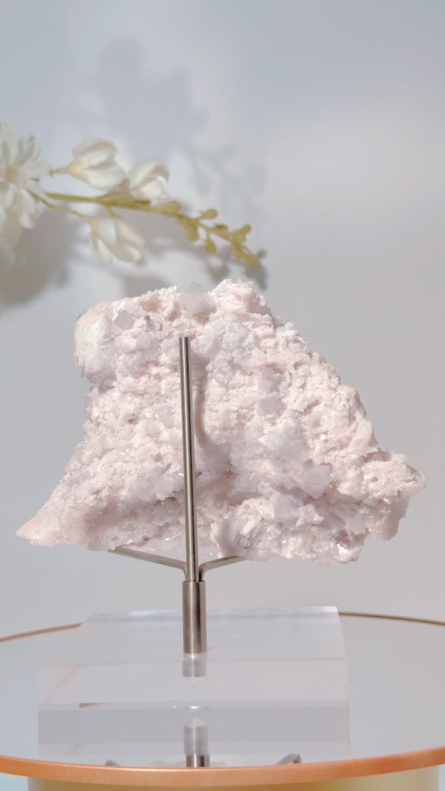 Rare- Collector piece ,Pink Manganese Calcite Yaogangxian, Hubei, China (RESERVE FOR TRINE)