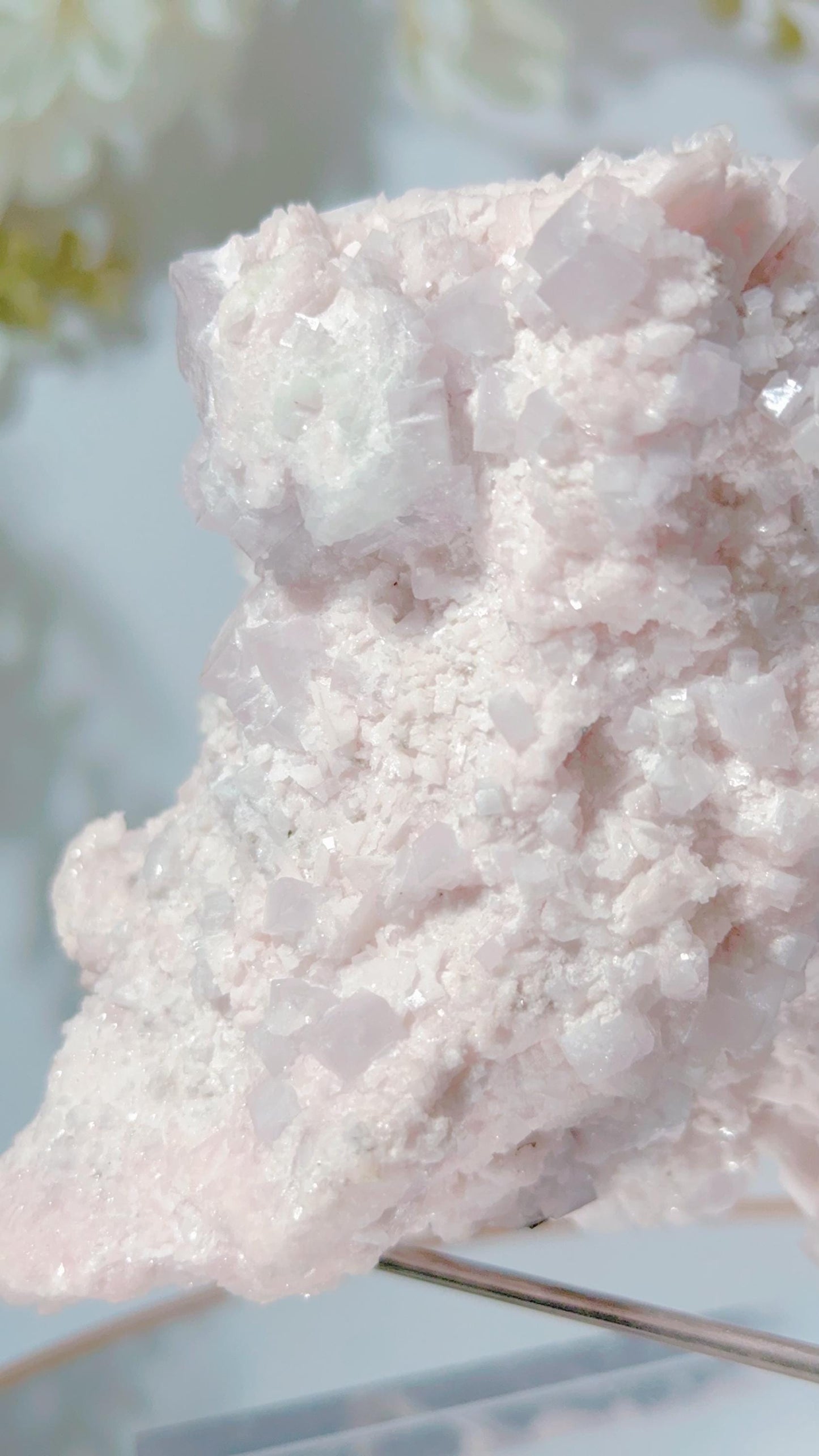 Rare- Collector piece ,Pink Manganese Calcite Yaogangxian, Hubei, China (RESERVE FOR TRINE)