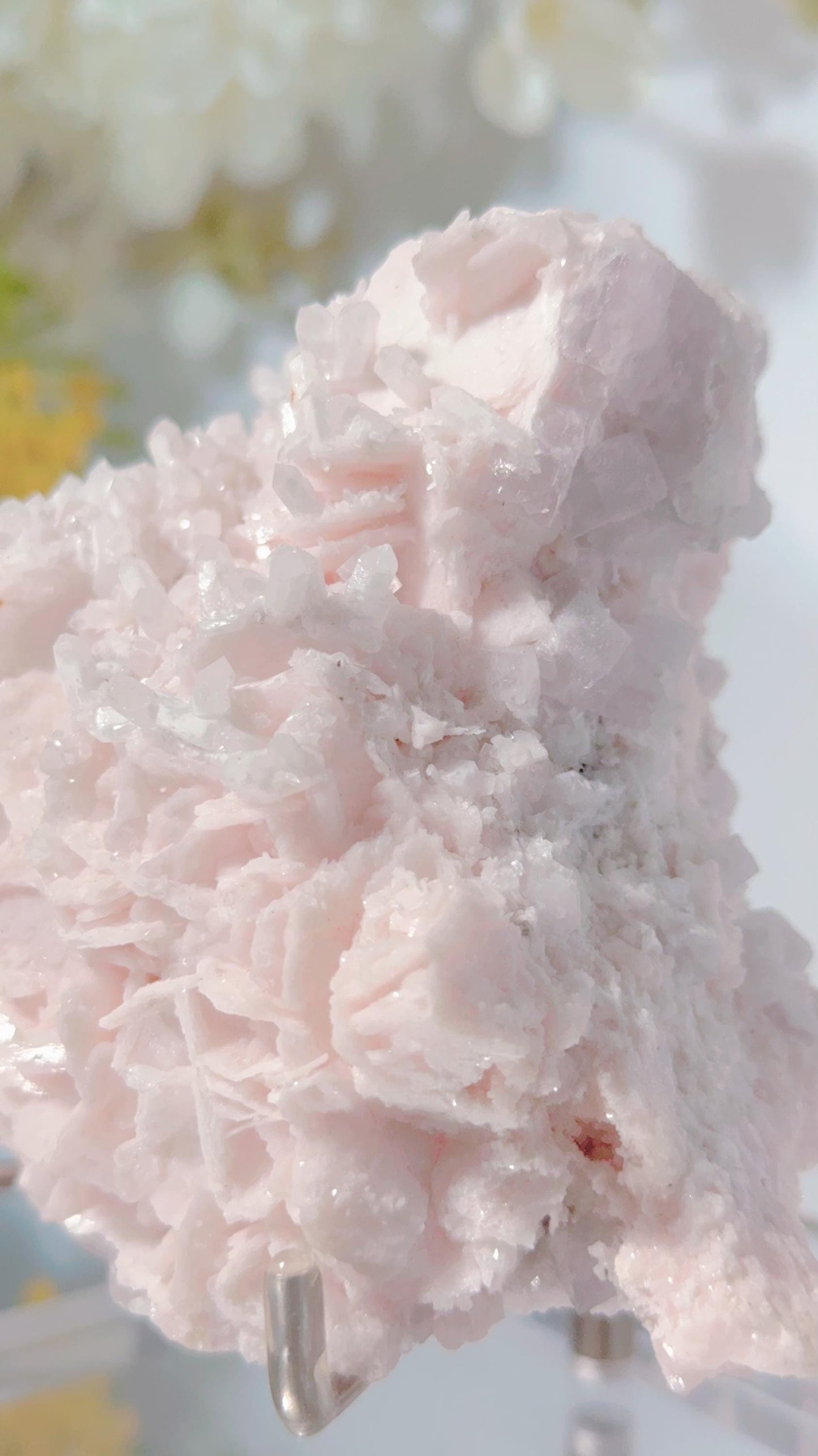 Rare- Collector piece ,Pink Manganese Calcite Yaogangxian, Hubei, China (RESERVE FOR TRINE)