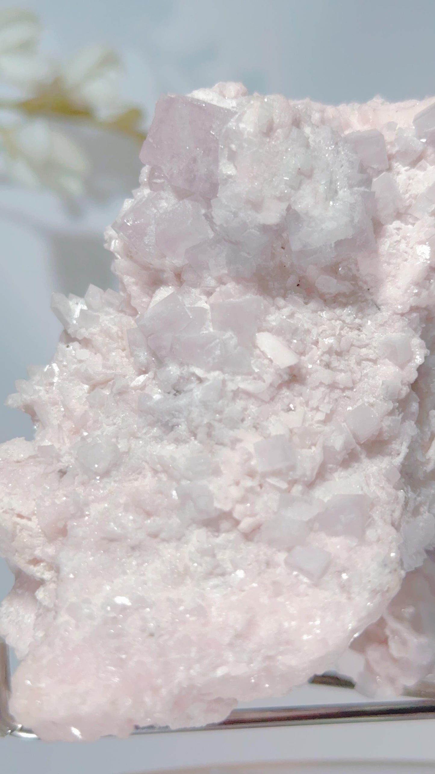 Rare- Collector piece ,Pink Manganese Calcite Yaogangxian, Hubei, China (RESERVE FOR TRINE)
