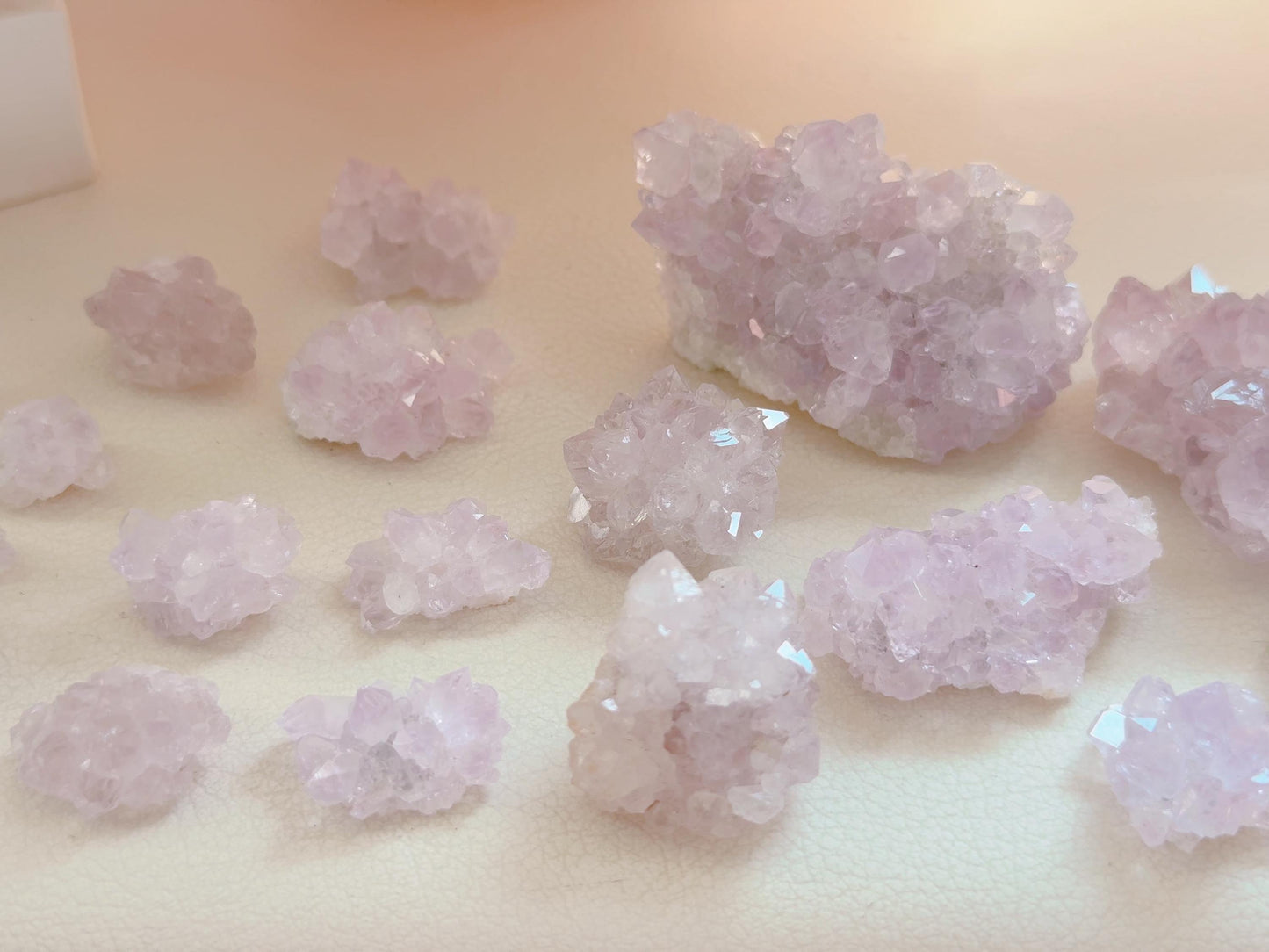 Druzy Quartz On Amethysts