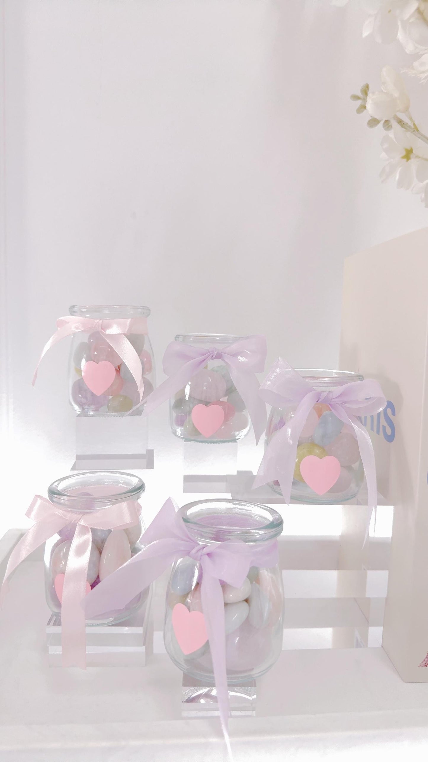 Crystal Tumbles in Jar