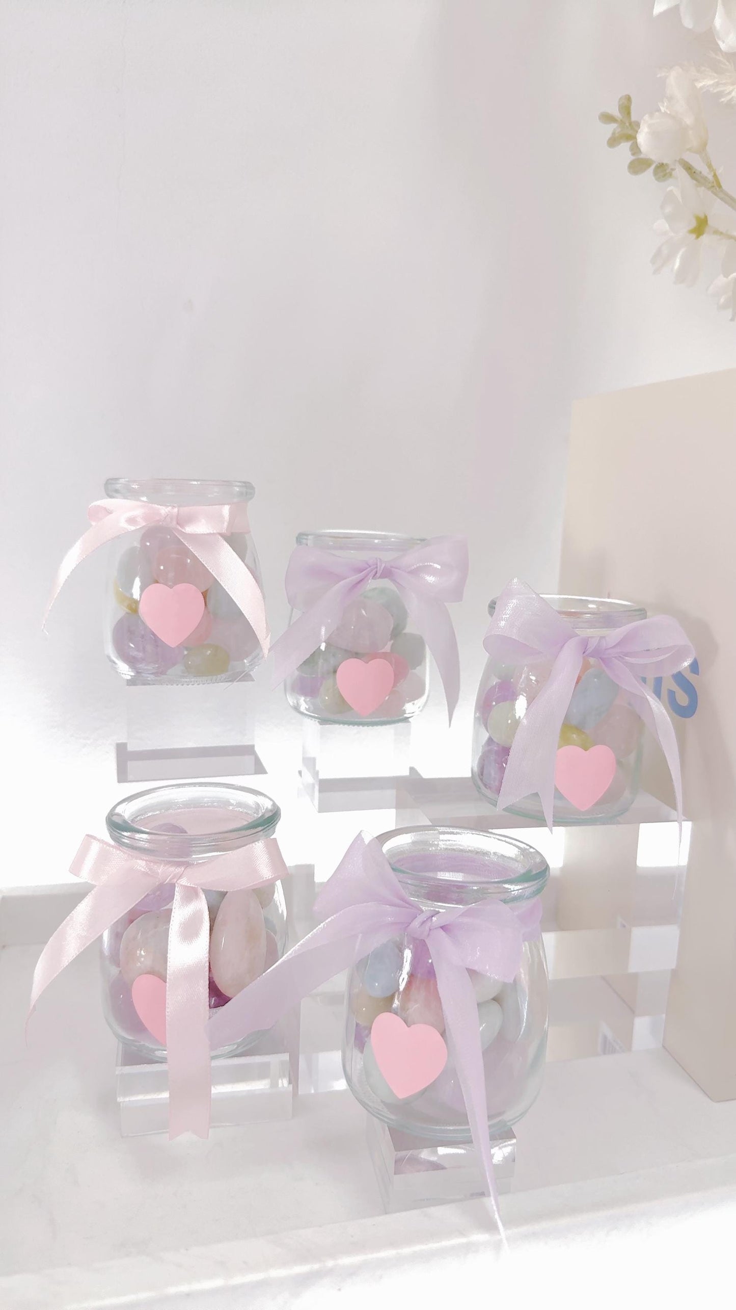 Crystal Tumbles in Jar