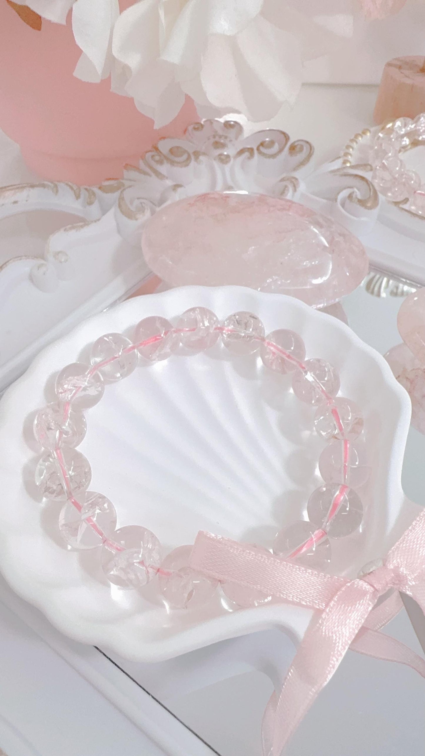Pink Azeztulite Bracelet