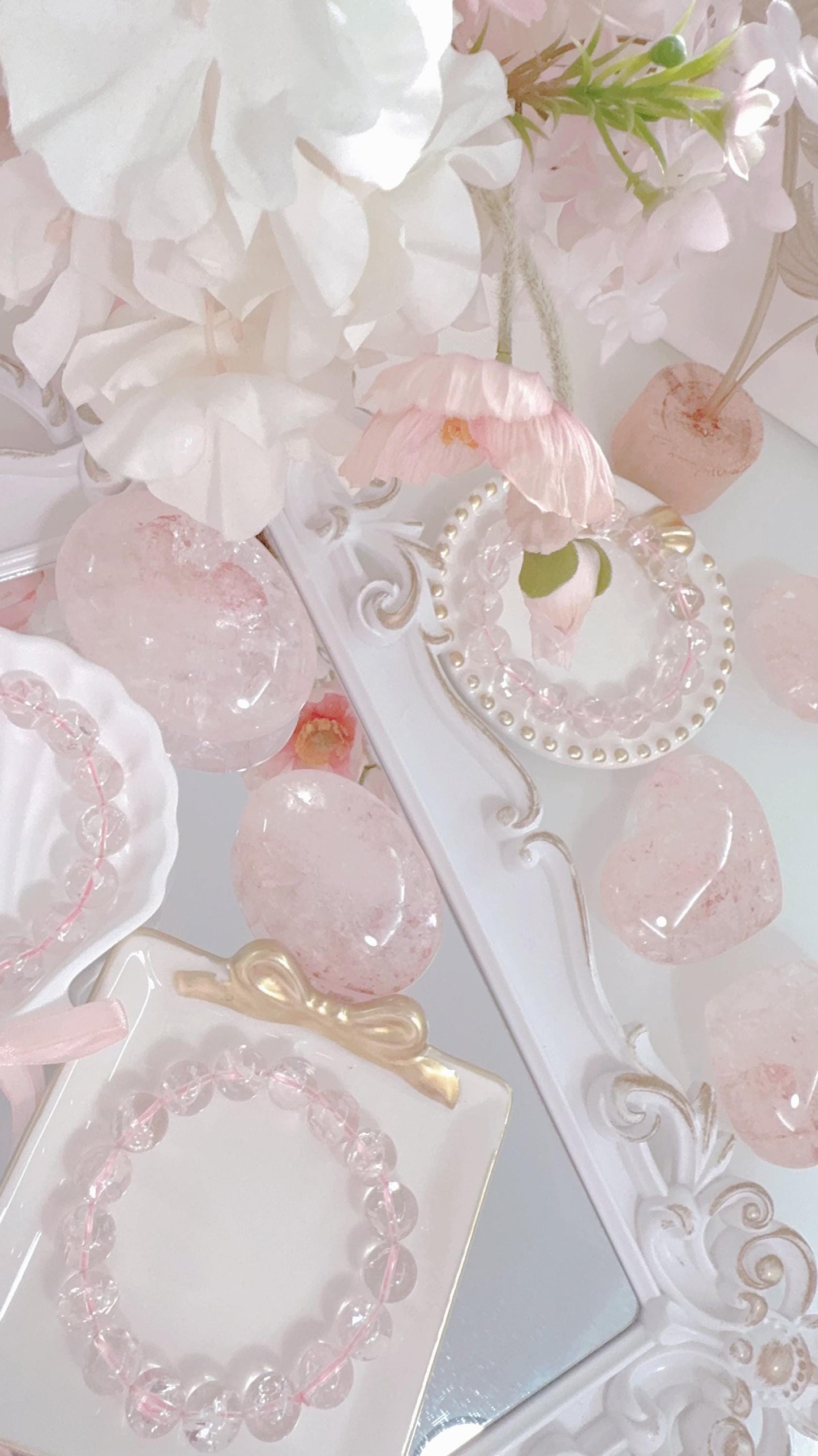 Pink Azeztulite Bracelet