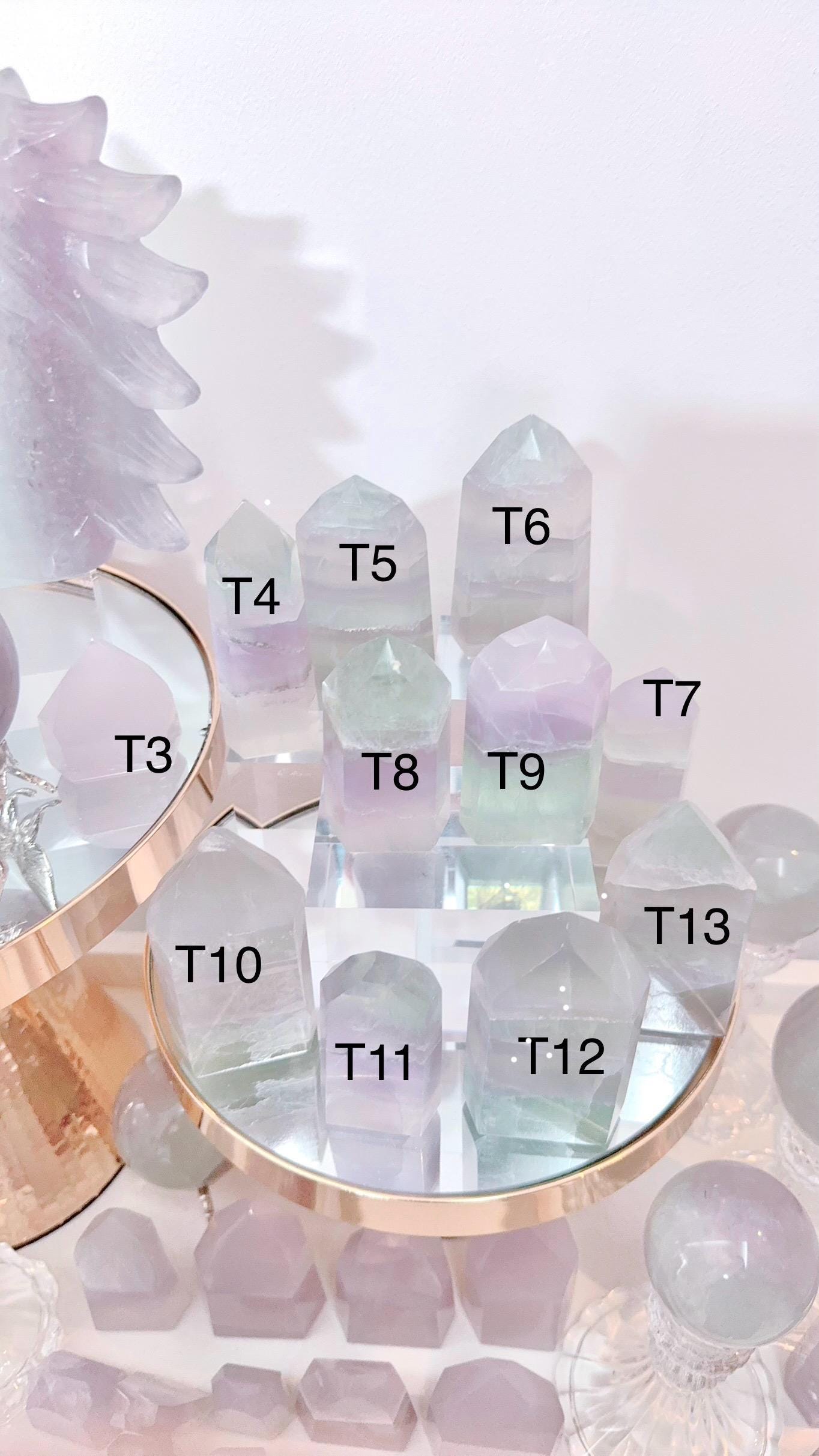 Lavender Fluorite crystals