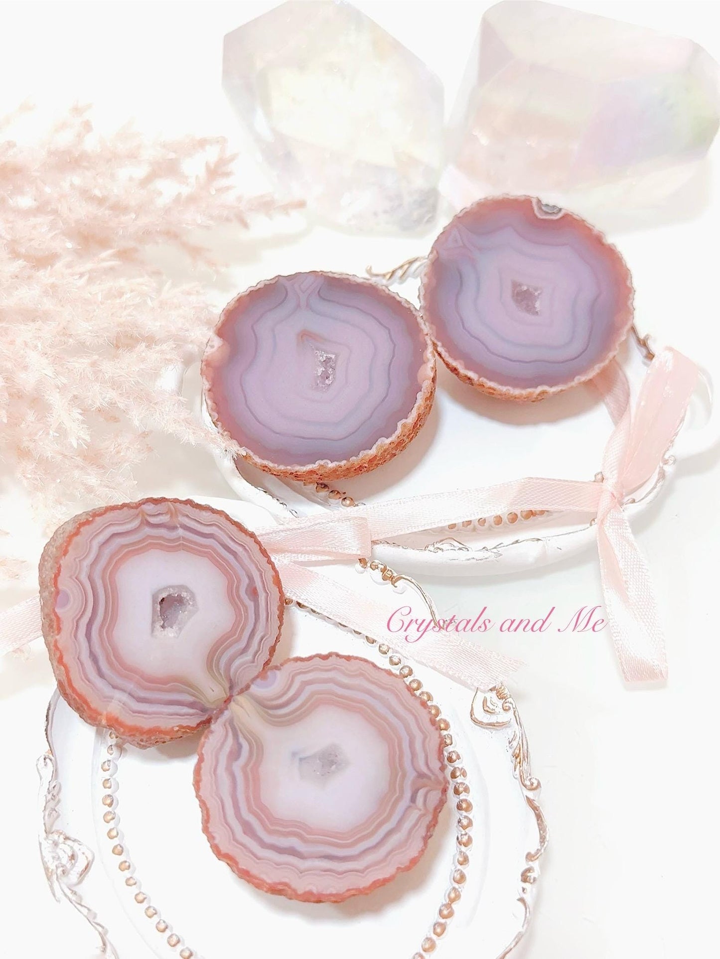 Pastel Zhang Guo Agates