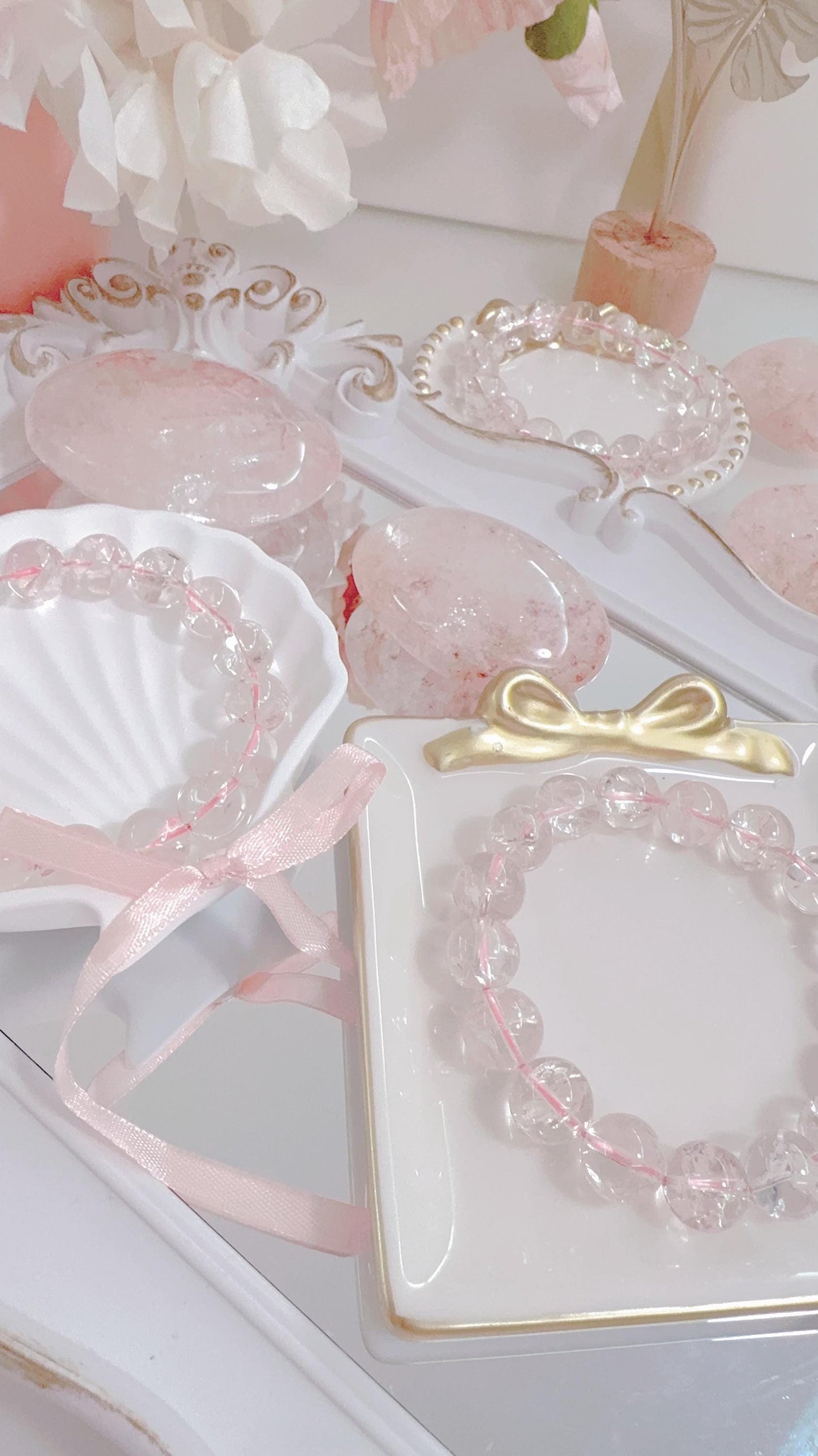 Pink Azeztulite Bracelet