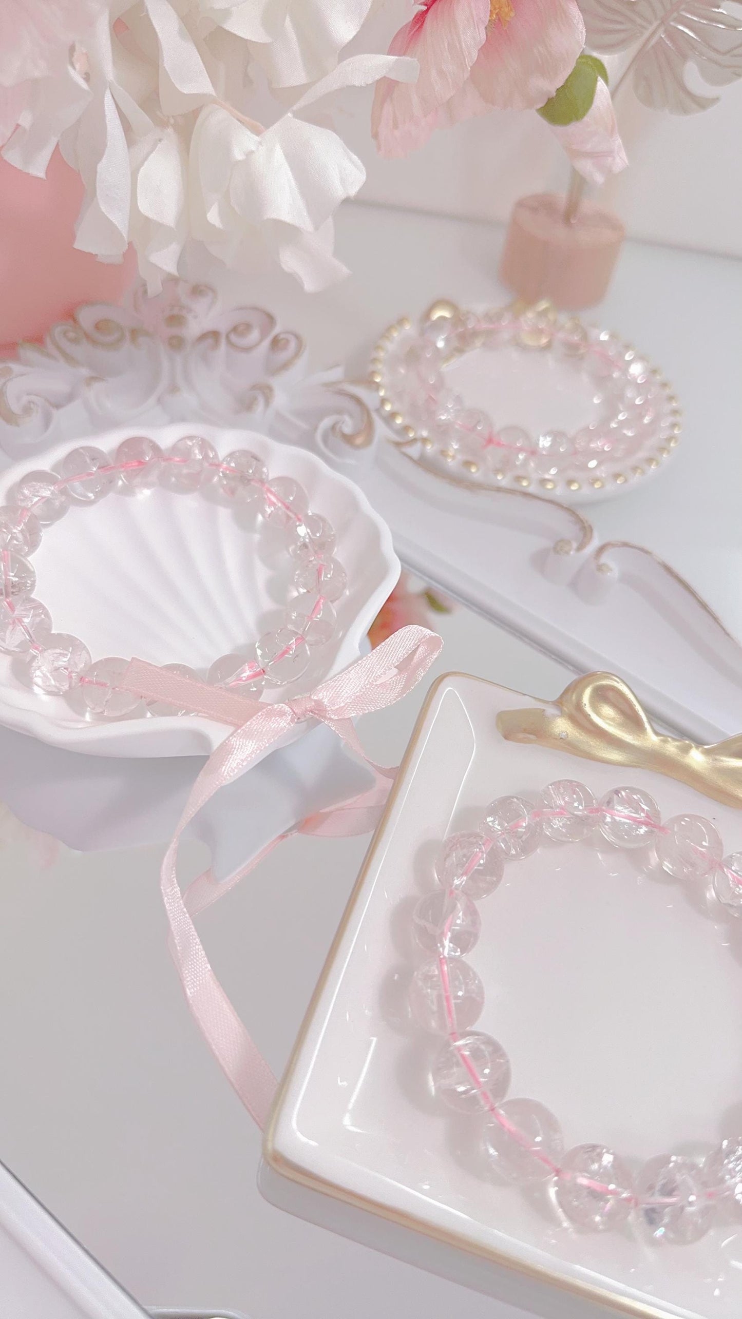 Pink Azeztulite Bracelet