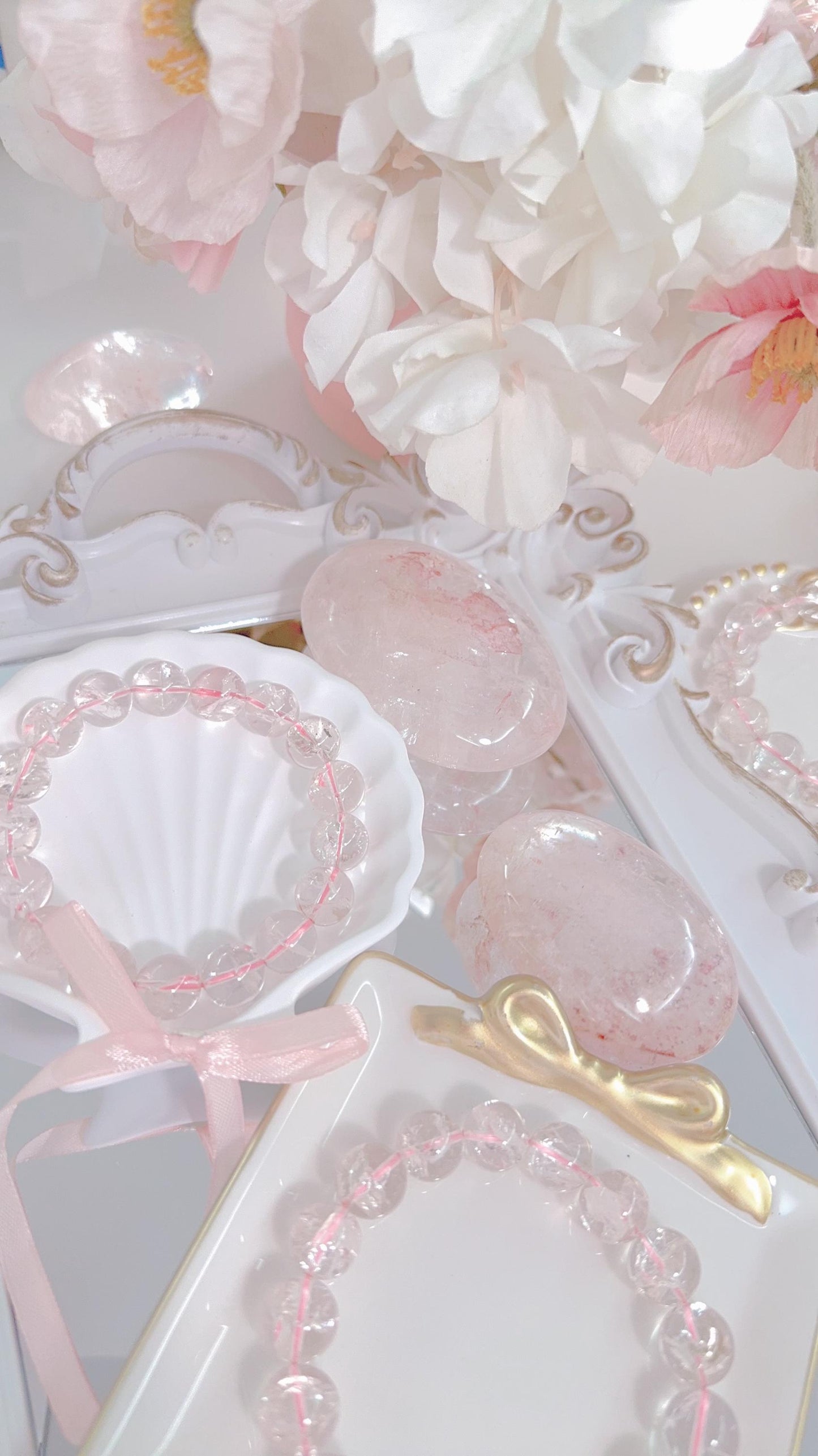 Pink Azeztulite Bracelet