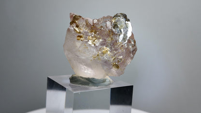 Bi-Colour Fluorite with Muscovite from Pakistan