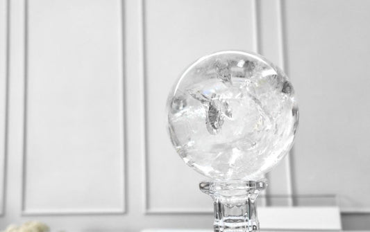 Brazilian Clear Quartz Sphere: Master Healer Crystal (1.26kg)