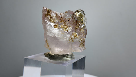 Bi-Colour Fluorite with Muscovite from Pakistan