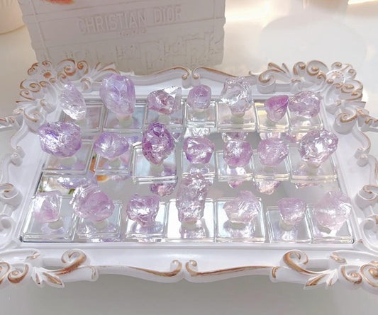 Translucent Rose de France Amethyst: Lavender Crystal