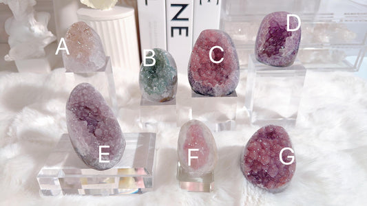 Sugar Amethyst Geodes