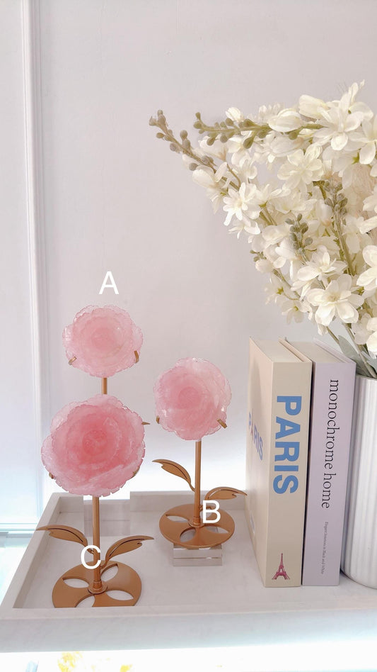 Flower Rose Quartz